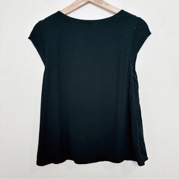 Aritzia Womens Small Wilfred Free Dark Green Juliger Blouse - Picture 8 of 8